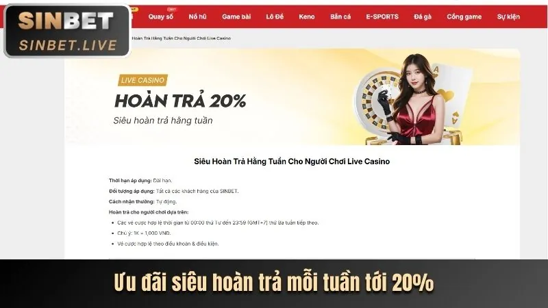 Sự kiện đặc biệt tại 23vin khuyến mãi